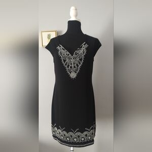 Dress Women Eci  Size Medium Polyester And Spandex Black Super Comfortable